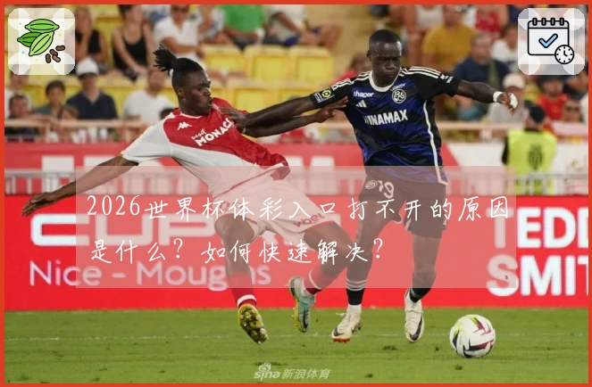 2026世界杯体彩入口打不开的原因是什么？如何快速解决？